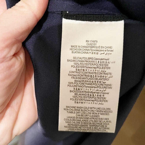 BCBGMaxAzria Navy Asymmetrical Dress - Picture 11 of 11